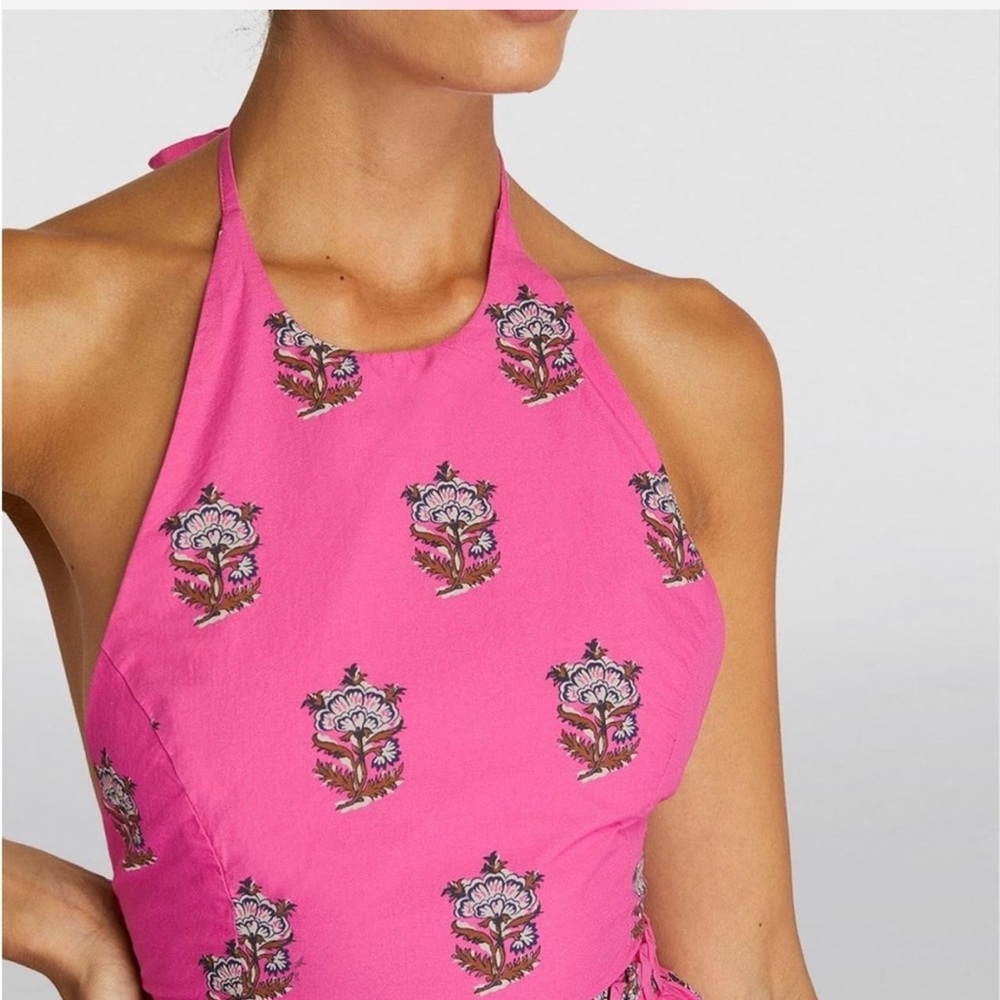 RHODE Pink Floral Maxi Dress - Picture 3 of 7